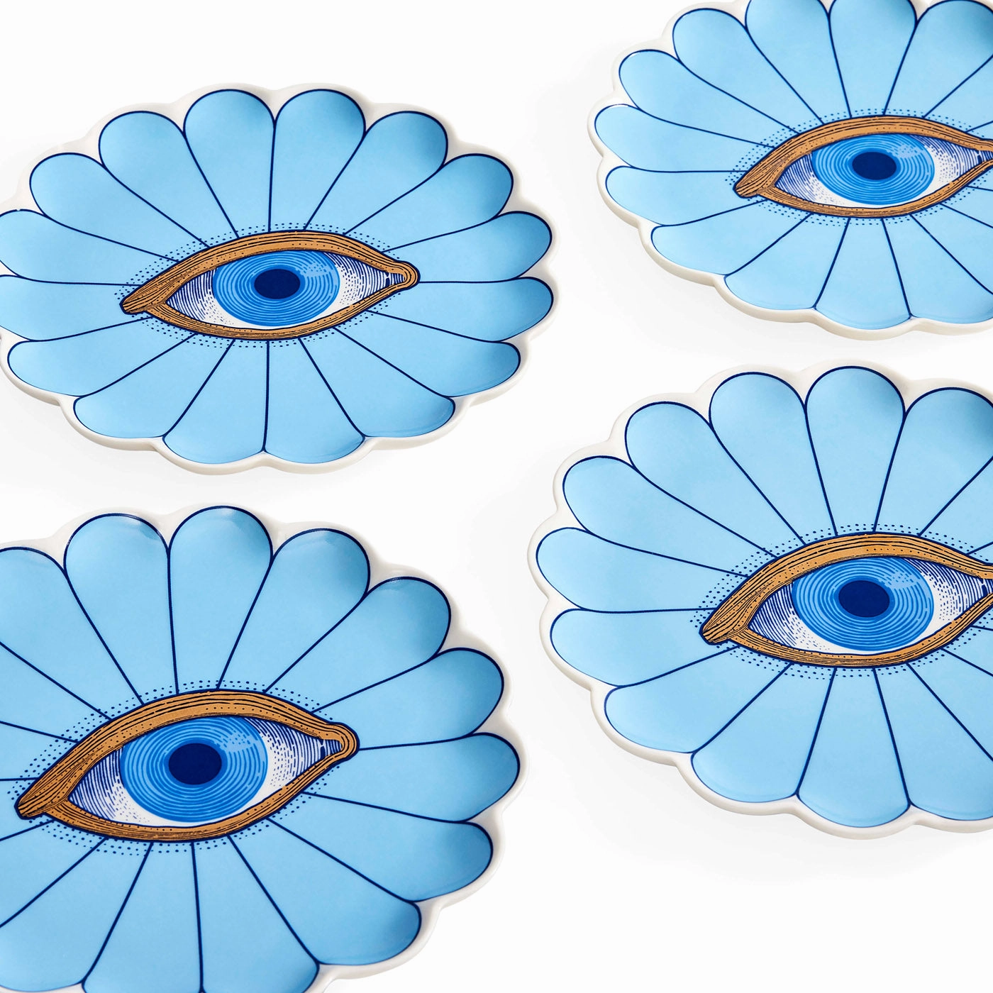 Fleur Canap?? Plate Set