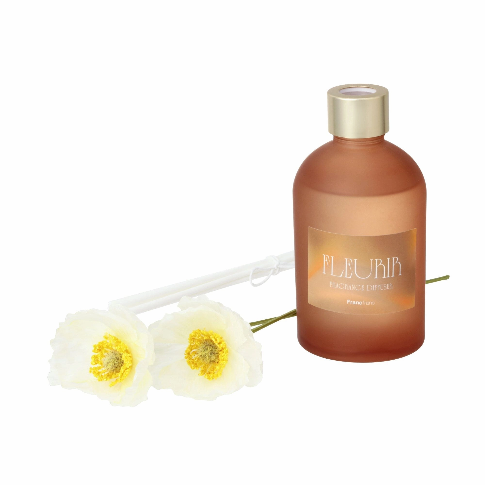 Fleurir Fragrance Diffuser  Brown (Refreshing Green And Floral Scent)