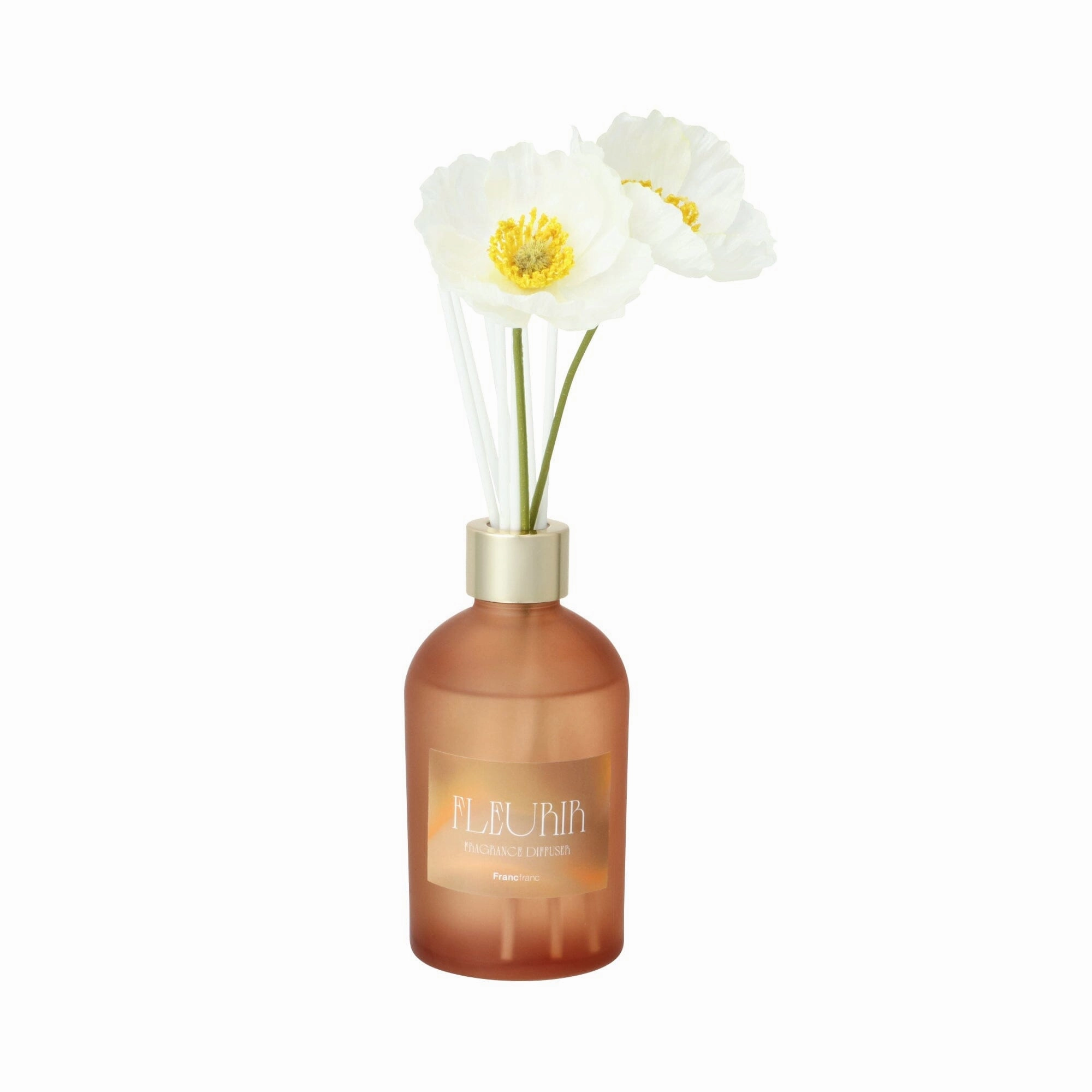 Fleurir Fragrance Diffuser  Brown (Refreshing Green And Floral Scent)