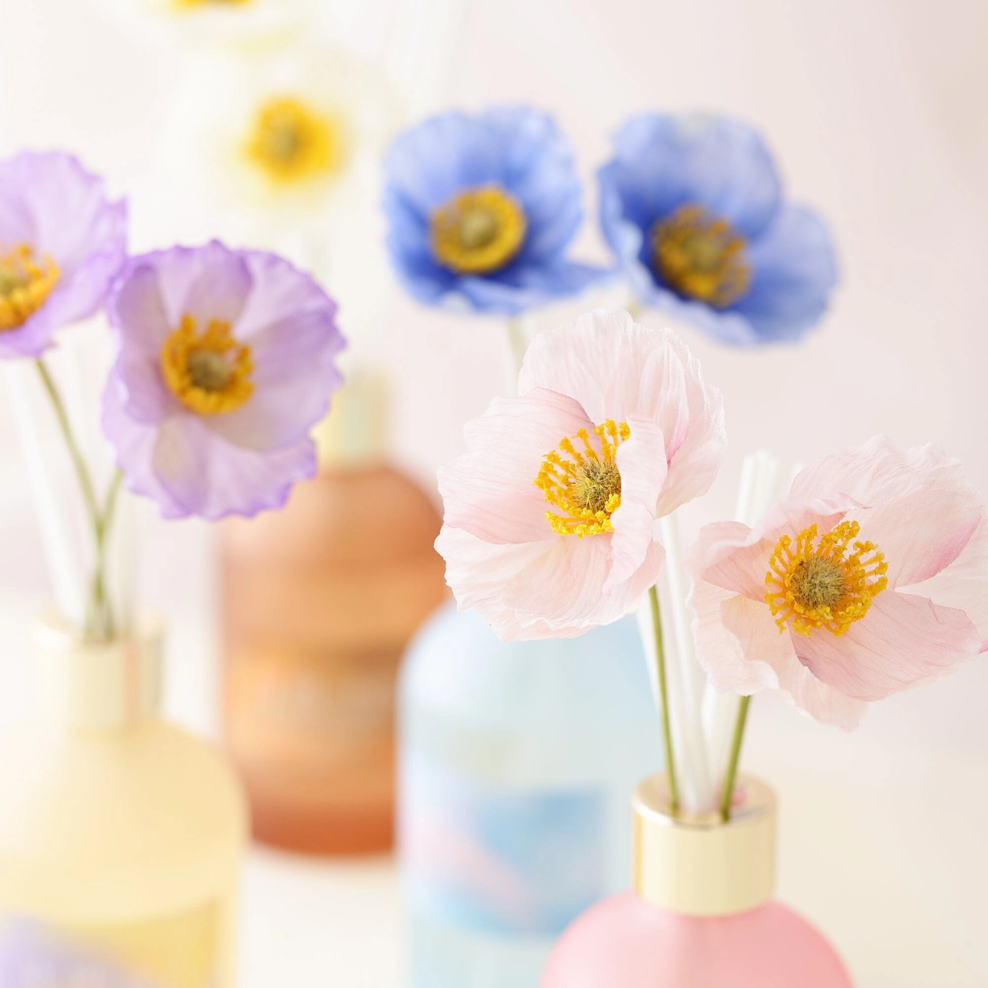 Fleurir Fragrance Diffuser  Brown (Refreshing Green And Floral Scent)