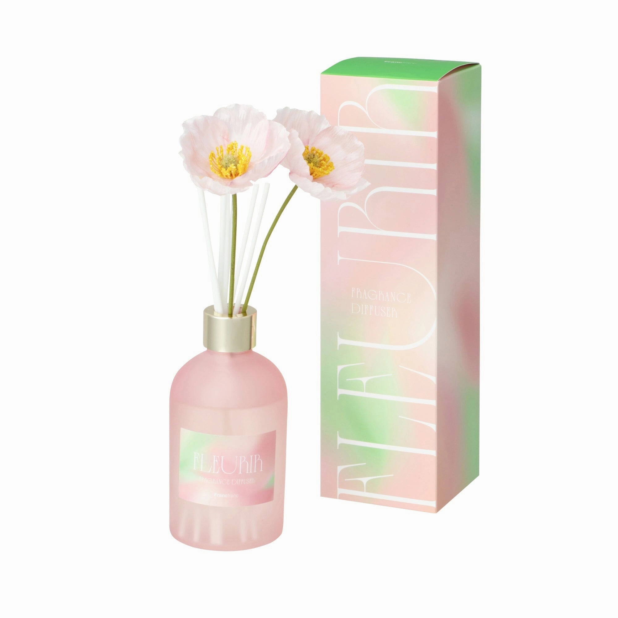 Fleurir Fragrance Diffuser  Pink (Deep Amber And Floral Scent)decorative vase ,Modern Ceramic Vase for Home Decoration 