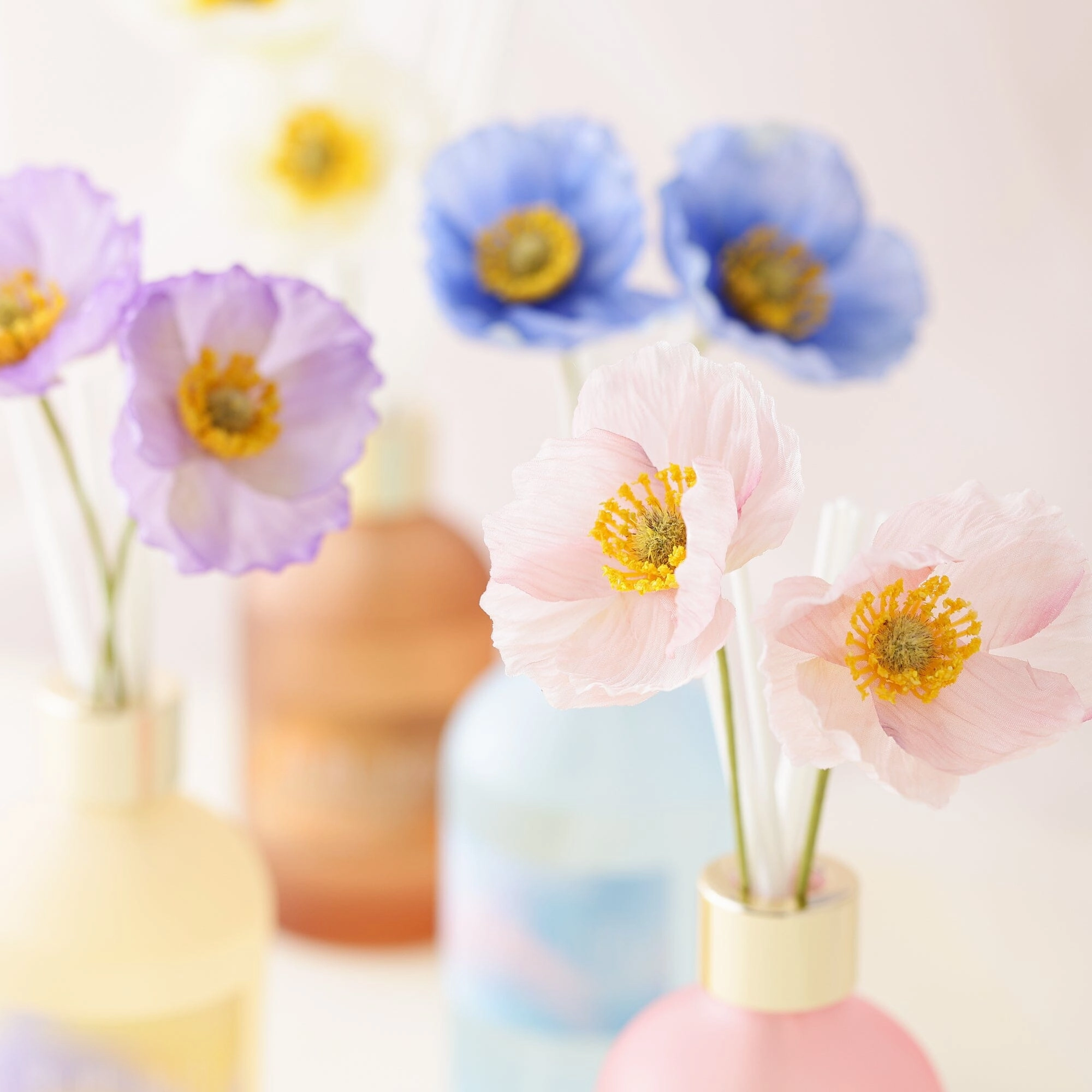 Fleurir Fragrance Diffuser Yellow (Fruity Peach And Floral Scent)