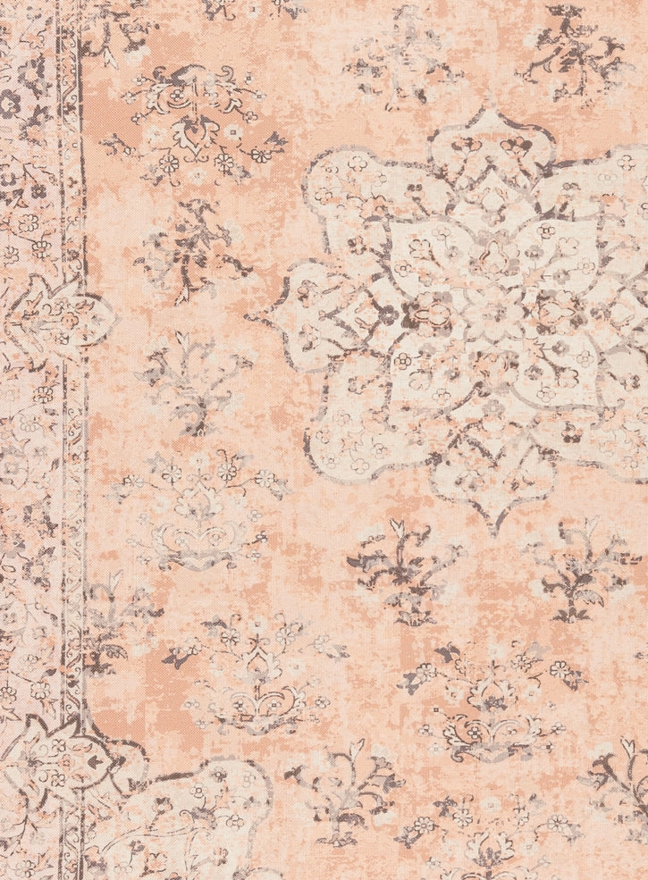 Flora Peach Boho Picnic Rug