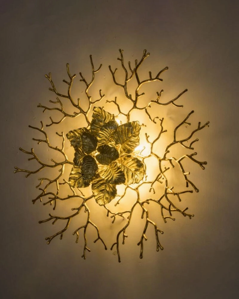 Floral Crystal LED Wall Light