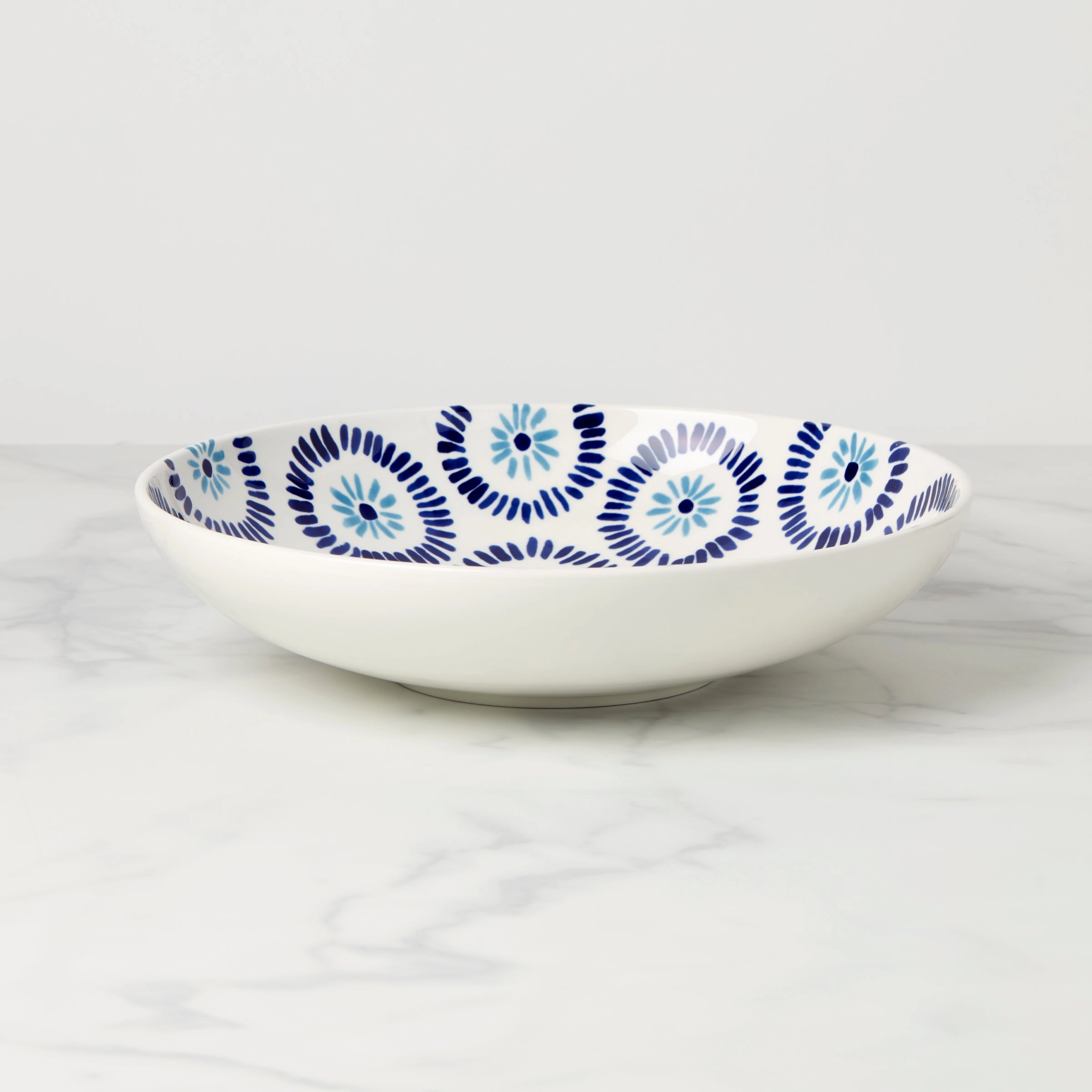Floral Way Low Serving Bowlmodern kitchen decor ,kitchen dinner set ,dinnerware 