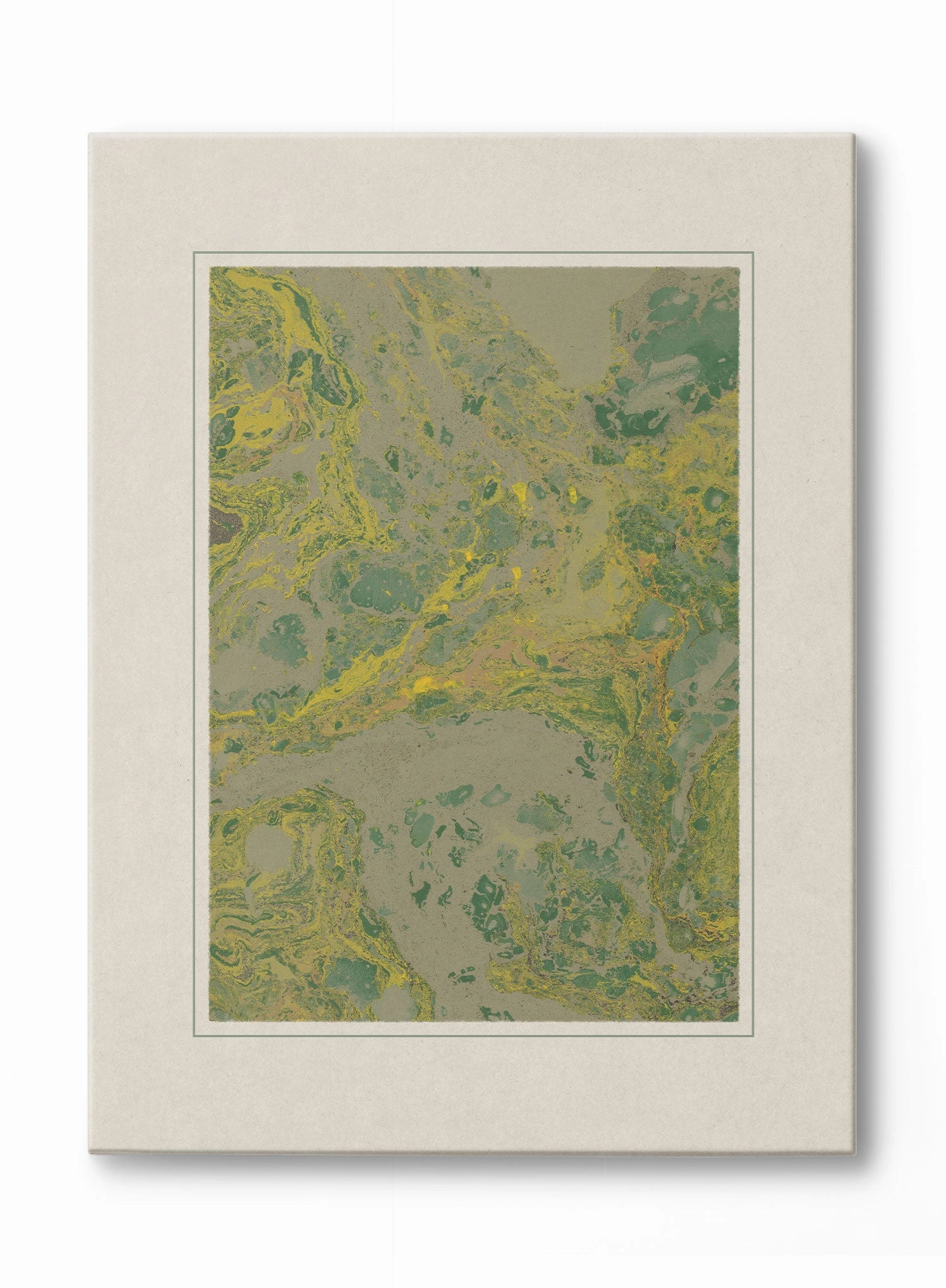 Florentine Marbling in Citrine, Poster