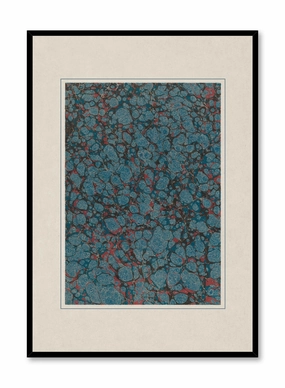Florentine Marbling in Sapphire, Posterpop culture themed posters