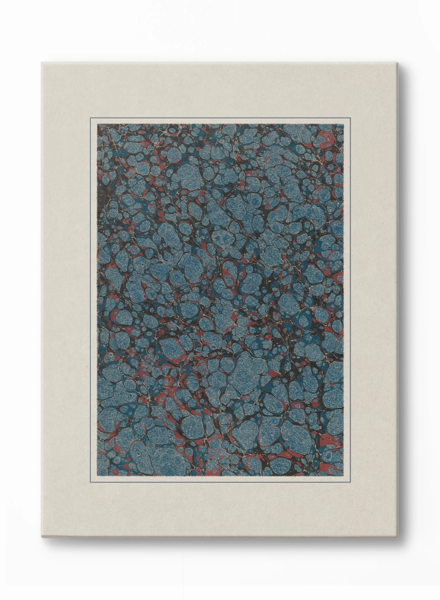 Florentine Marbling in Sapphire, Poster