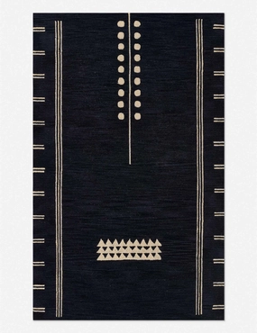 Florian Hand-Tufted Wool Rugmodern color block patchwork rug