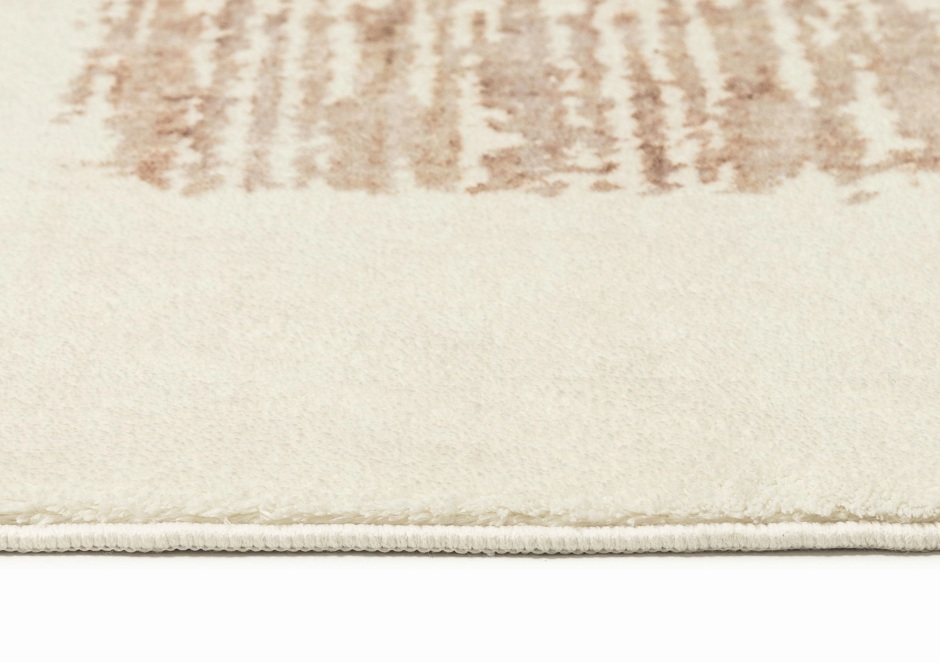 Florrie Beige Abstract Pattern Washable Rug