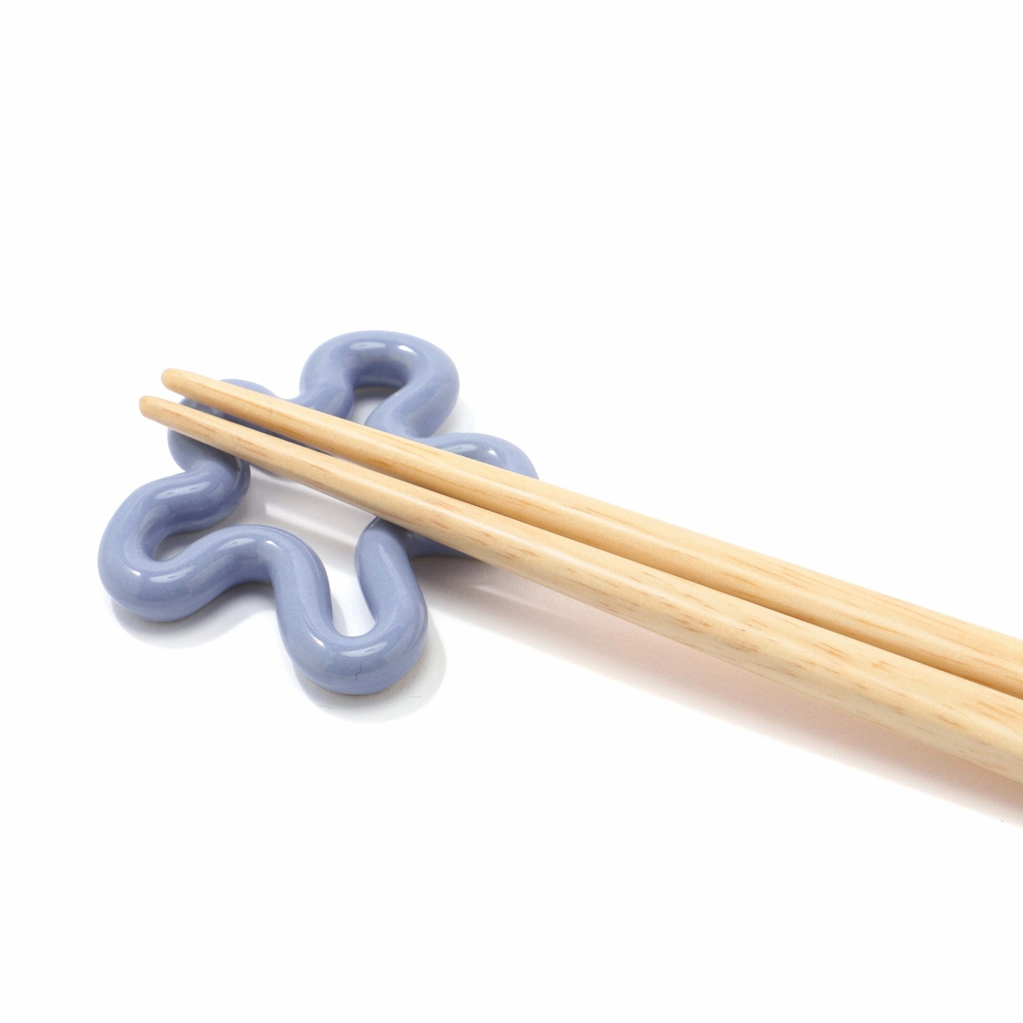 Flower Chopstick Rest Purple