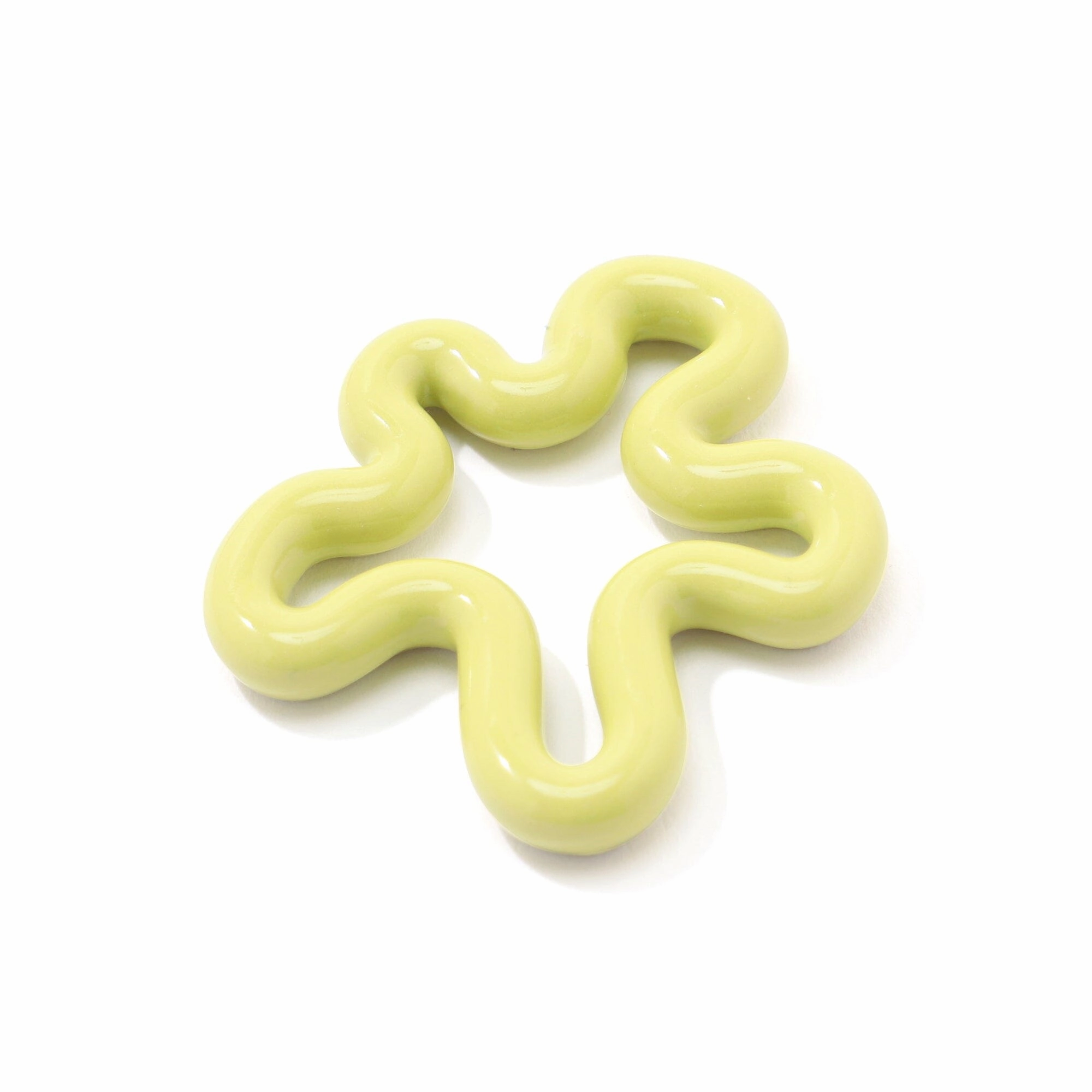 Flower Chopstick Rest Yellow