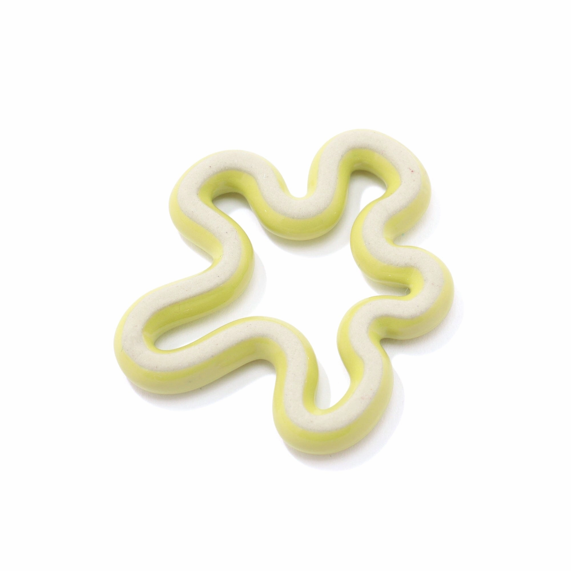Flower Chopstick Rest Yellow