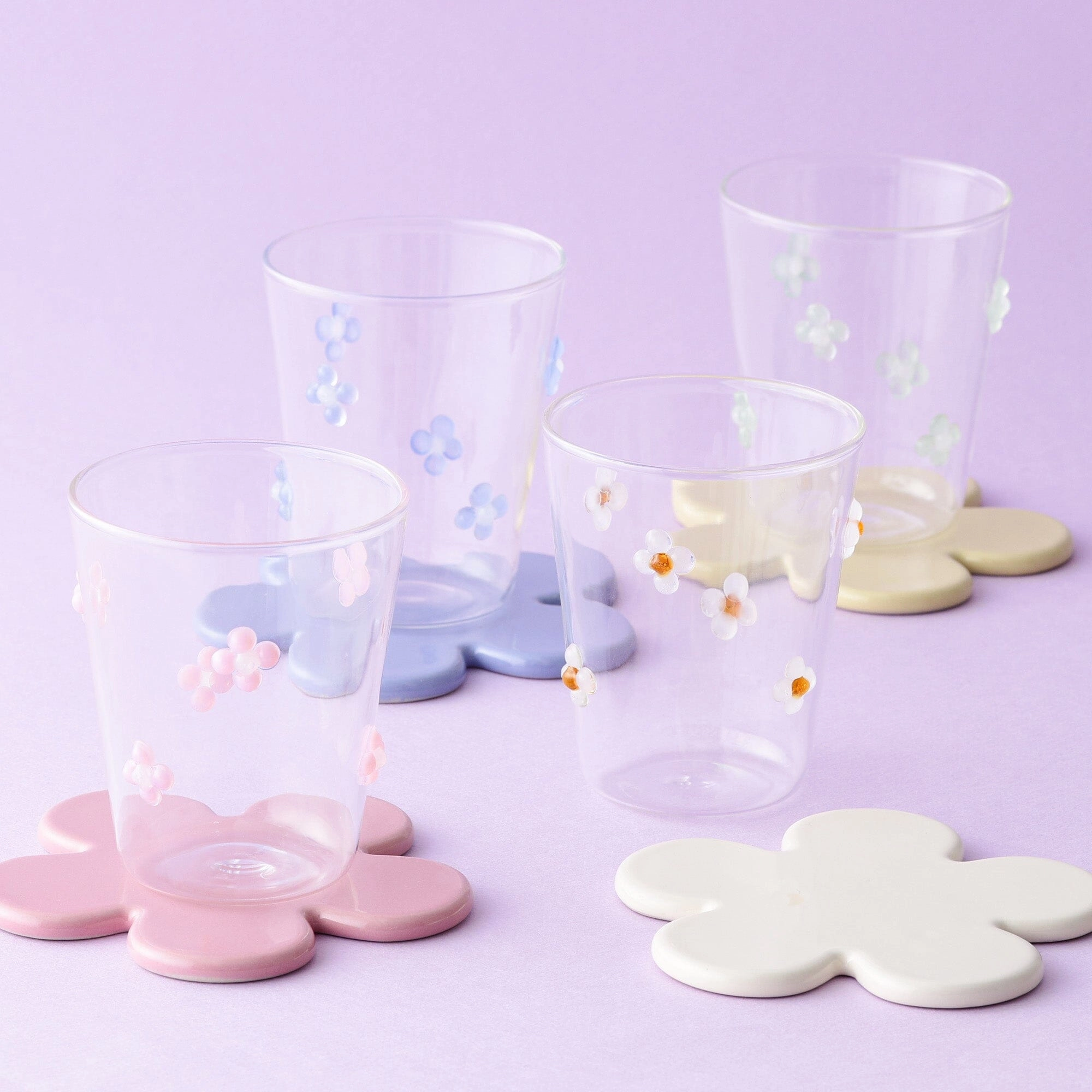 Flower Coaster Pink