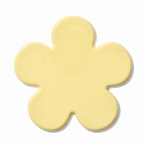 Flower Coaster Yellowwaterproof oil-proof tablecloth