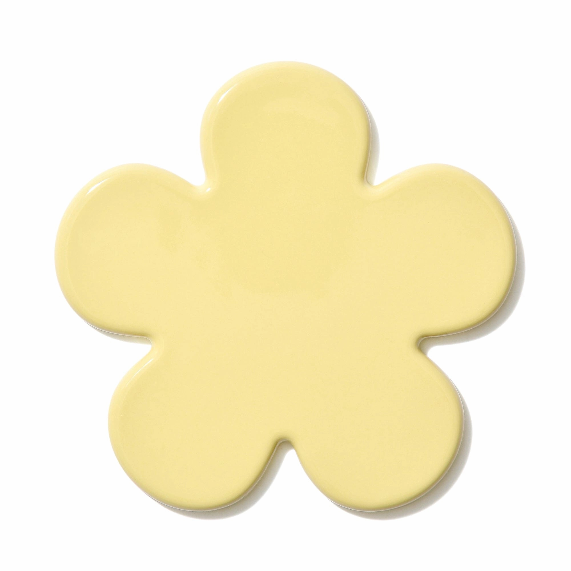 Flower Coaster Yellowwaterproof oil-proof tablecloth
