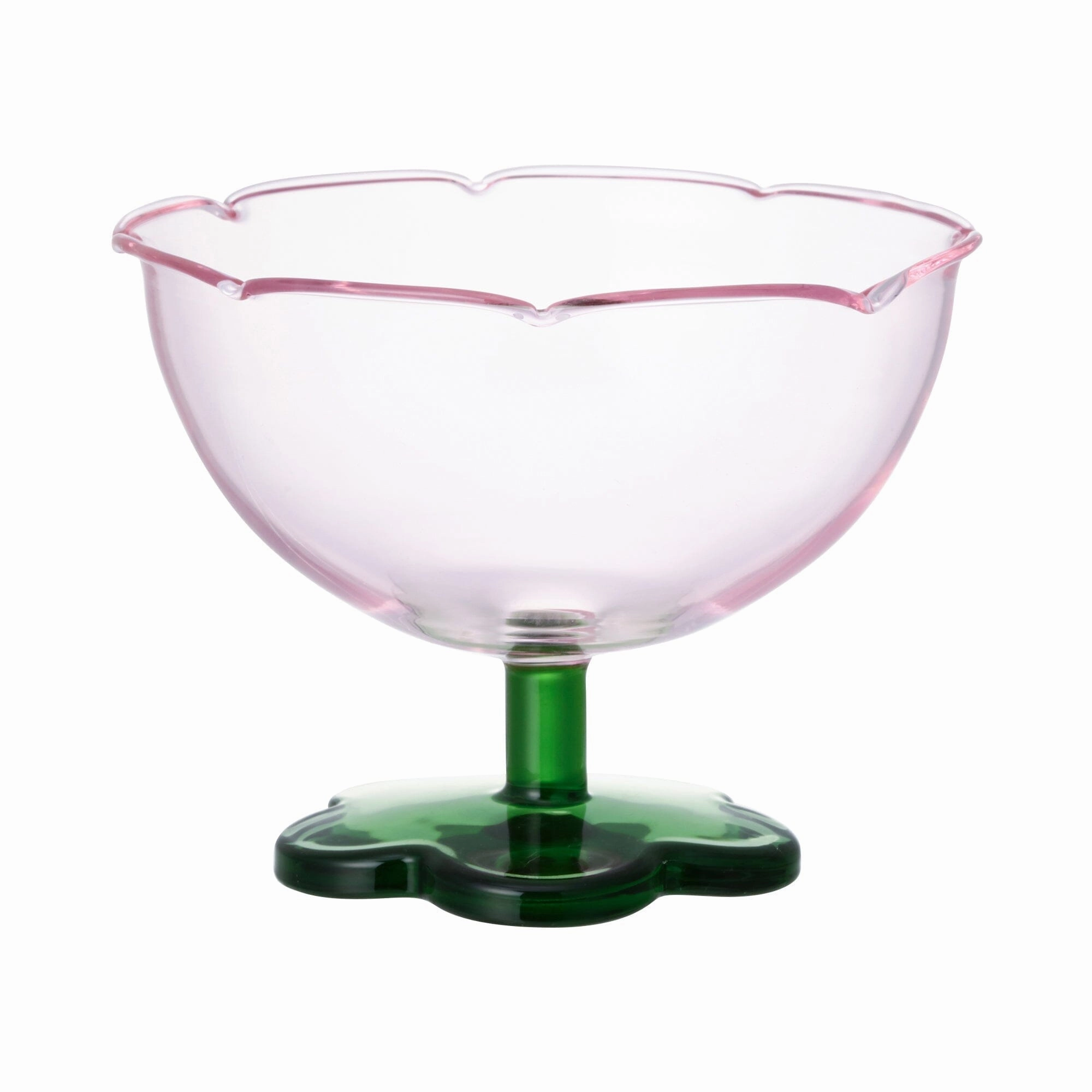 Flower Dessert Glass Pinkglass cups ,personalized mugs 