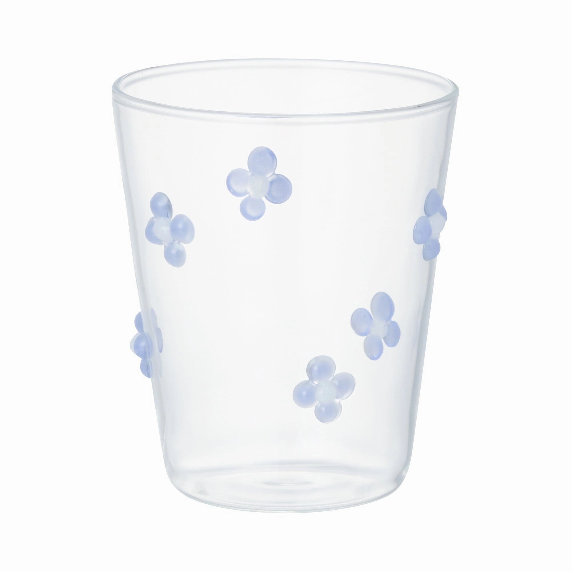 Flower Glass Tumbler Purpleglass cups ,personalized mugs 