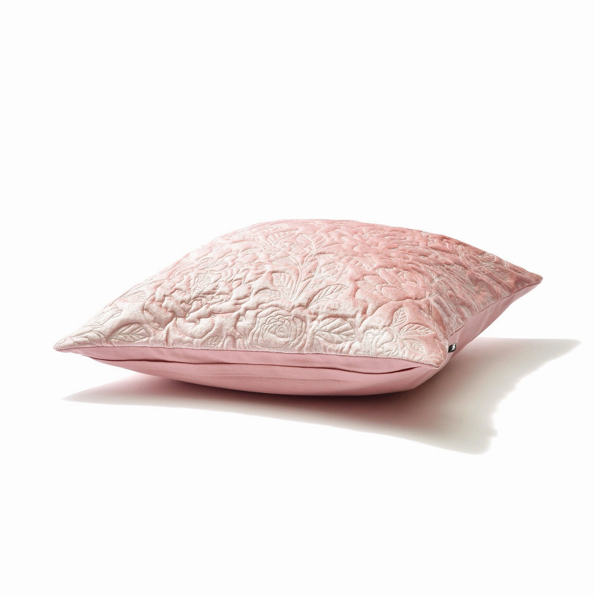 Flower Quilt Cushion Cover 450 x 450 Pink