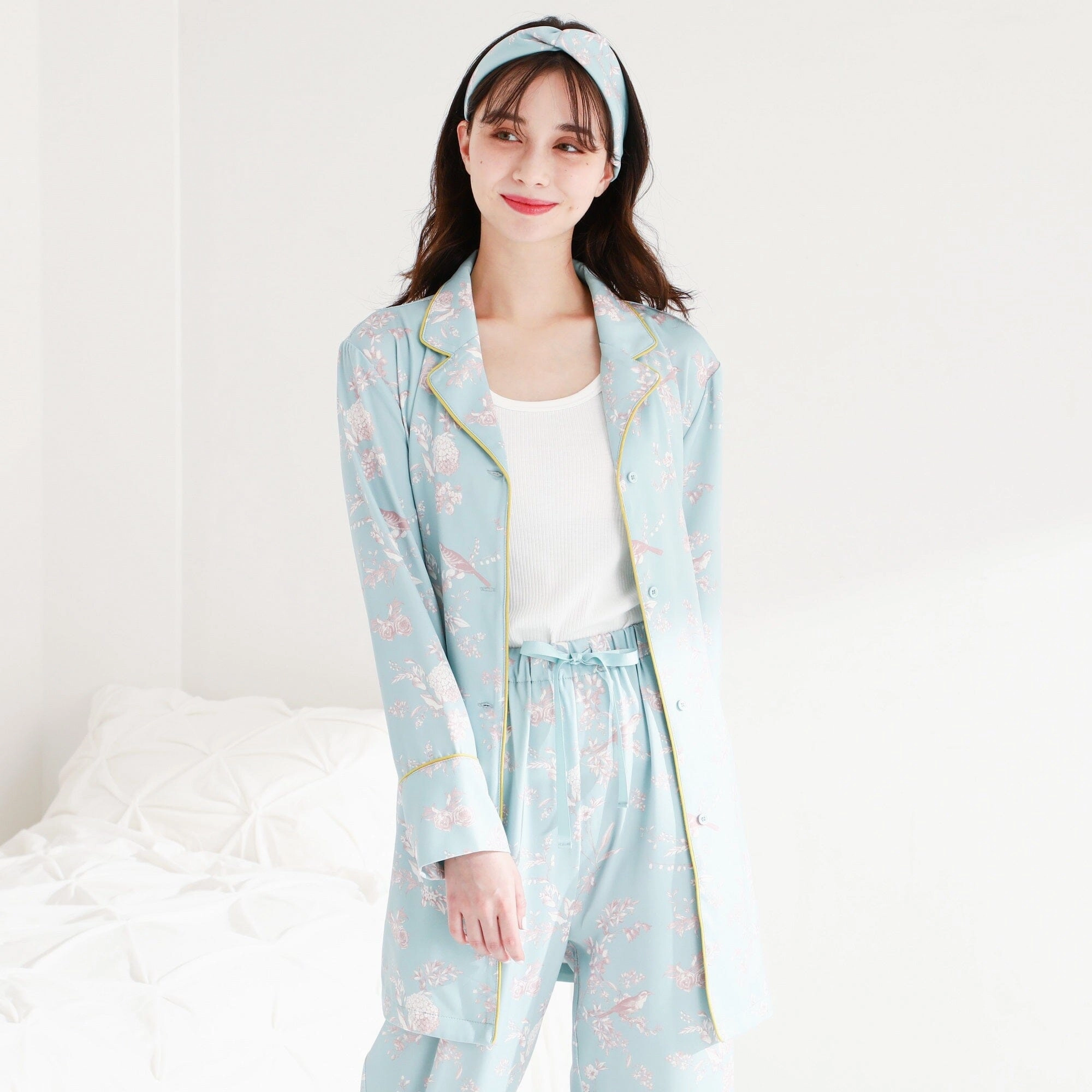 Flowerbird Hair Band  Green