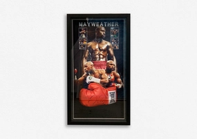 Floyd Mayweather Hand Signed Glove - Framedhandmade souvenirs