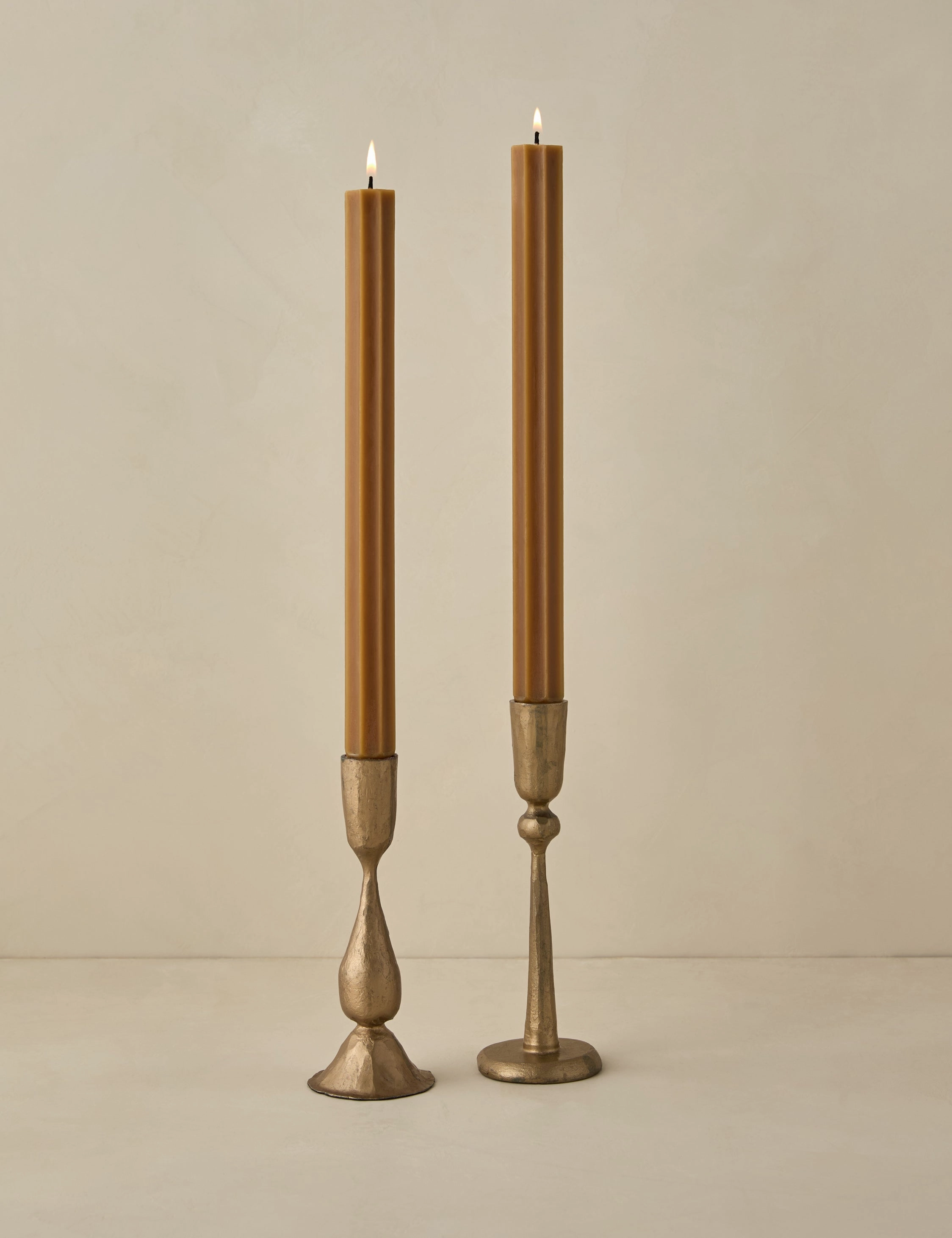 Fluted Church Taper (Set of 2) by Greentree Home
