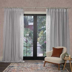 Focus Sheer Woven Pencil Pleat Curtains Zincbedding sets ,throw blankets 