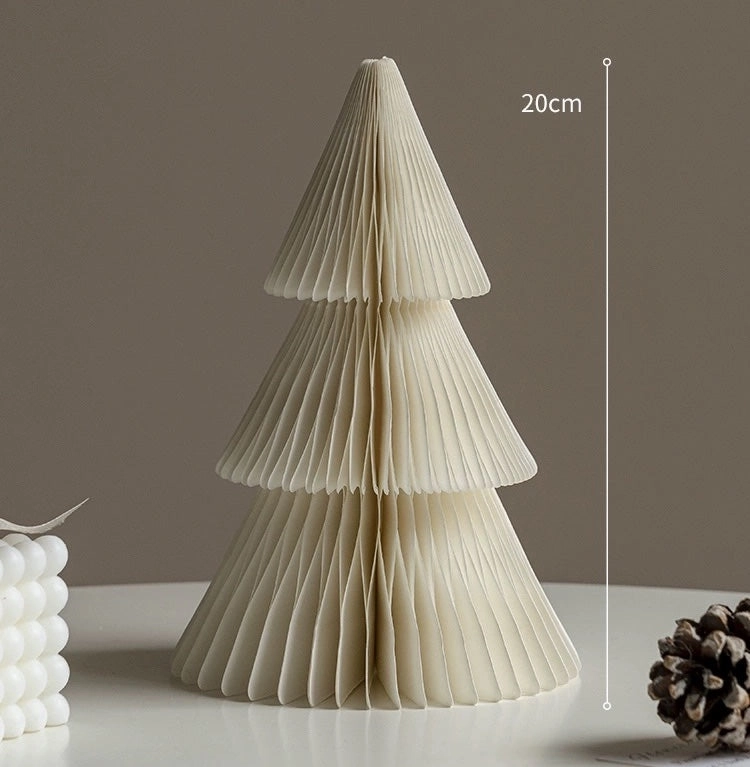 Foldable Honeycomb Paper Christmas Trees