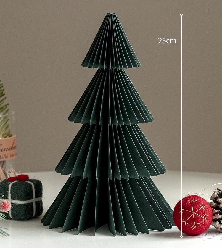 Foldable Honeycomb Paper Christmas Trees