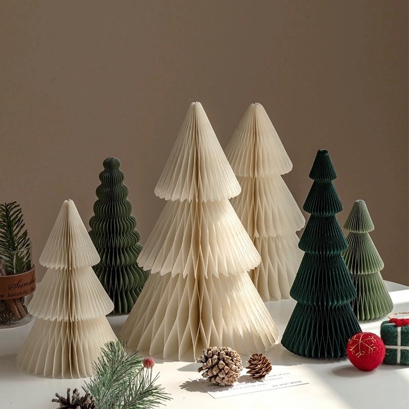 Foldable Honeycomb Paper Christmas Treeshome decoration ,modern home decor 
