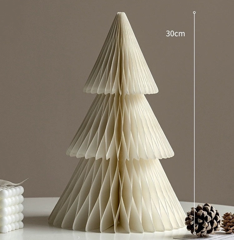 Foldable Honeycomb Paper Christmas Trees