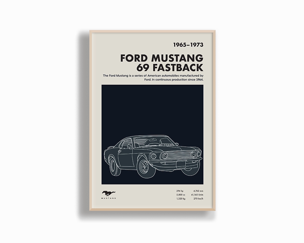 Ford Mustang 69 Fastback 01