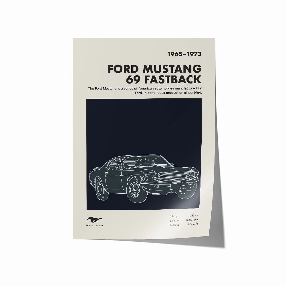 Ford Mustang 69 Fastback 01