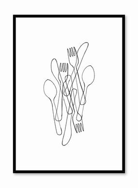 Forks & Knives, Posterpop culture themed posters