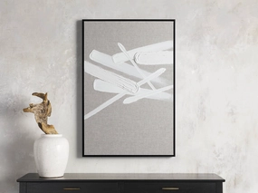 Format I Framed Linen Paintinghome decor ,wall decor 
