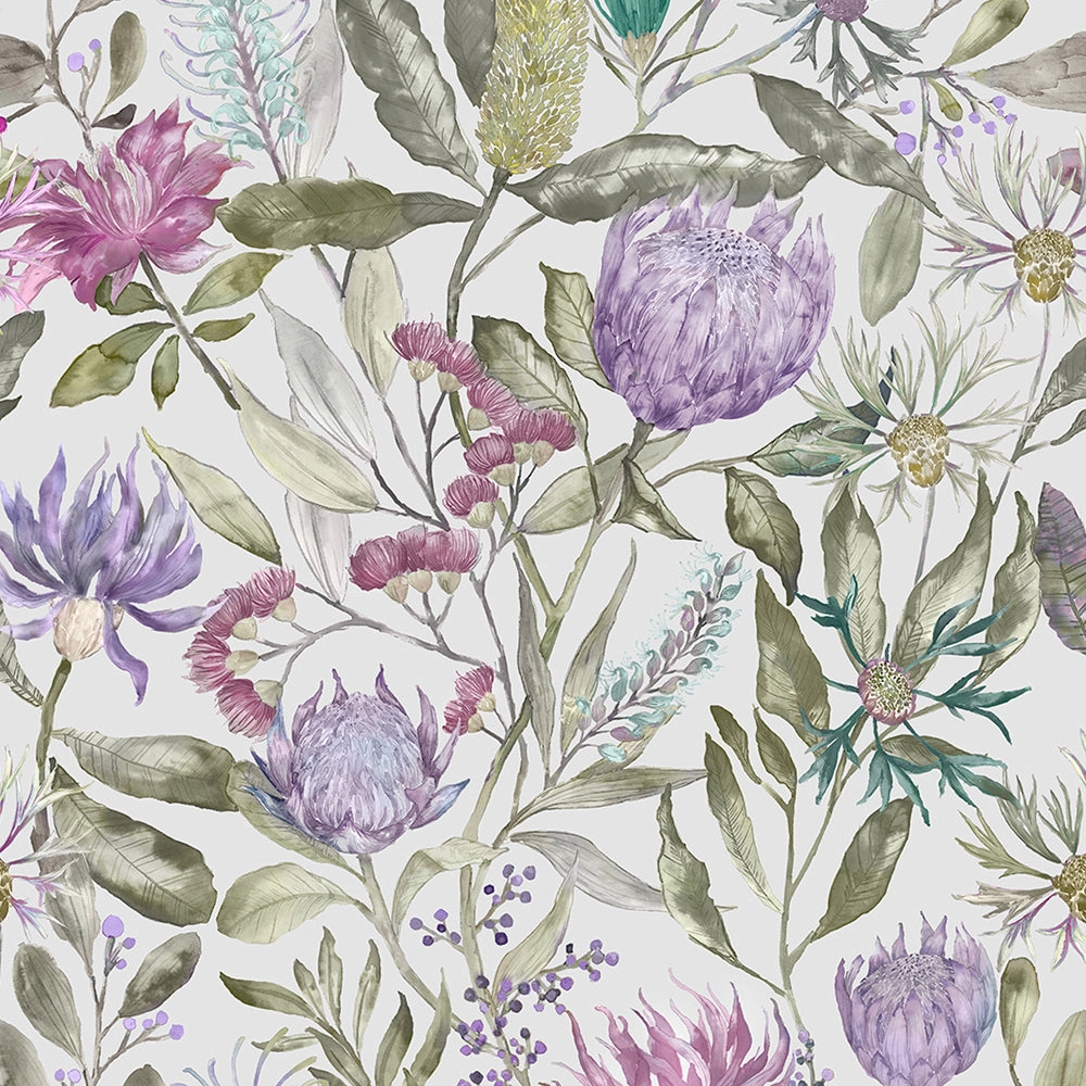 Fortazela Printed Made to Measure Curtains Violet