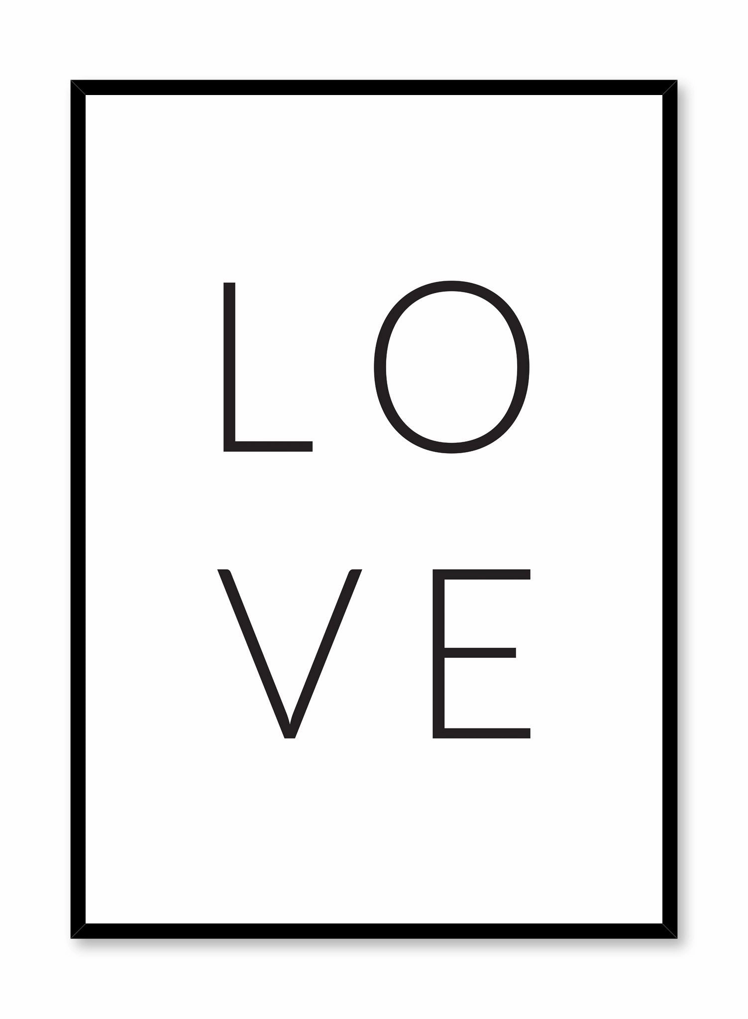 Four Letters, One Word, Posterpop culture themed posters