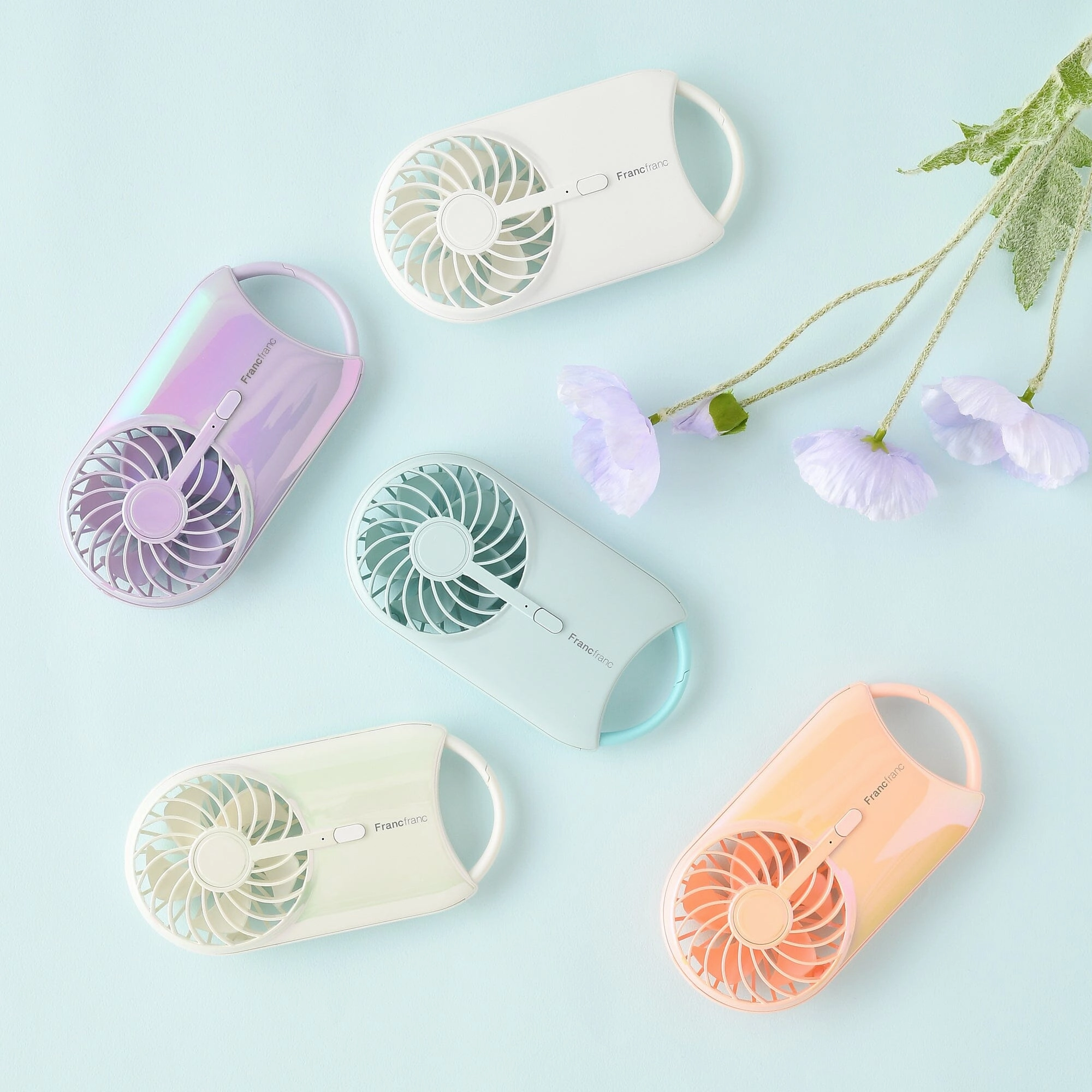 FRAIS Carry Fan White