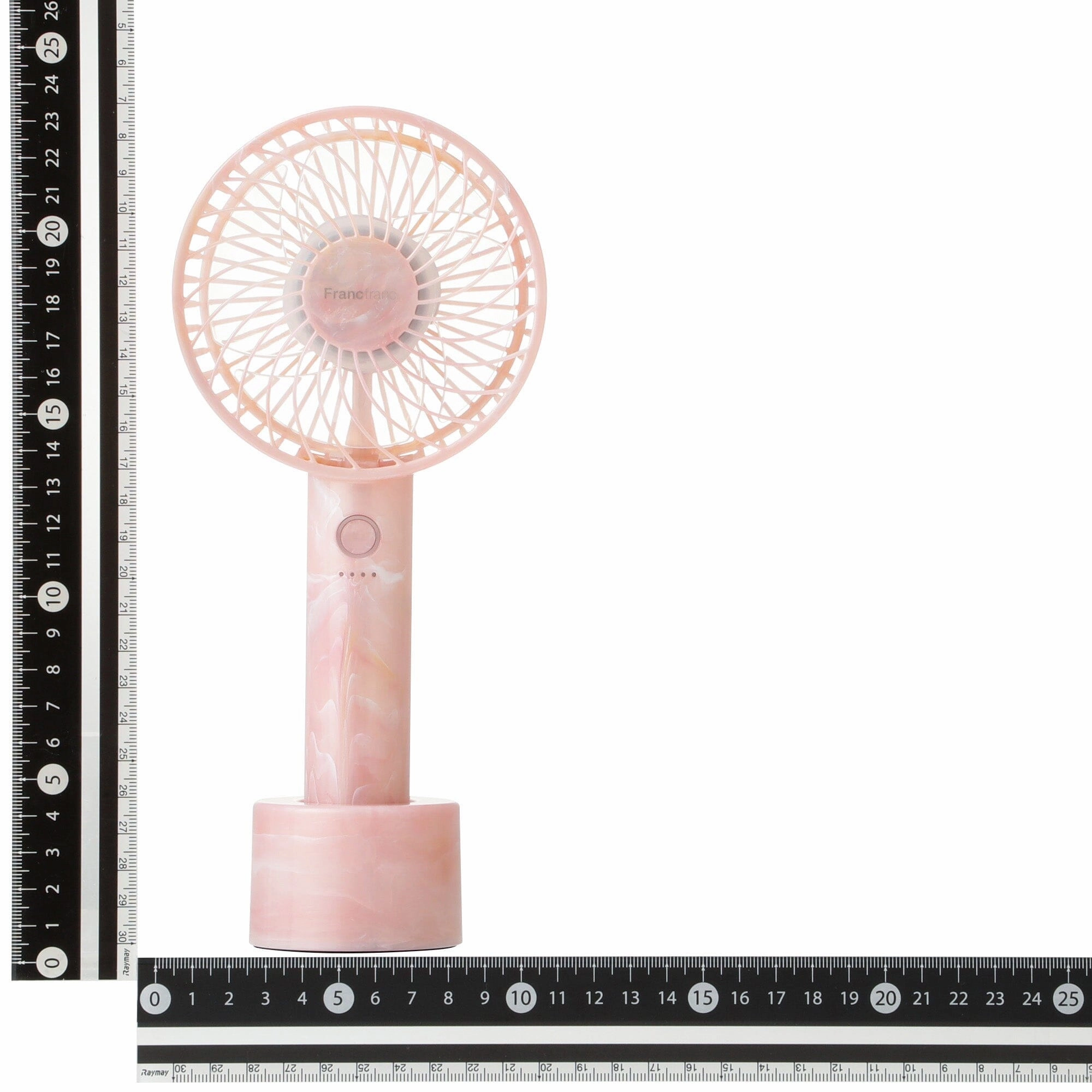 FRAIS Handy Fan Sheer Marble Pink