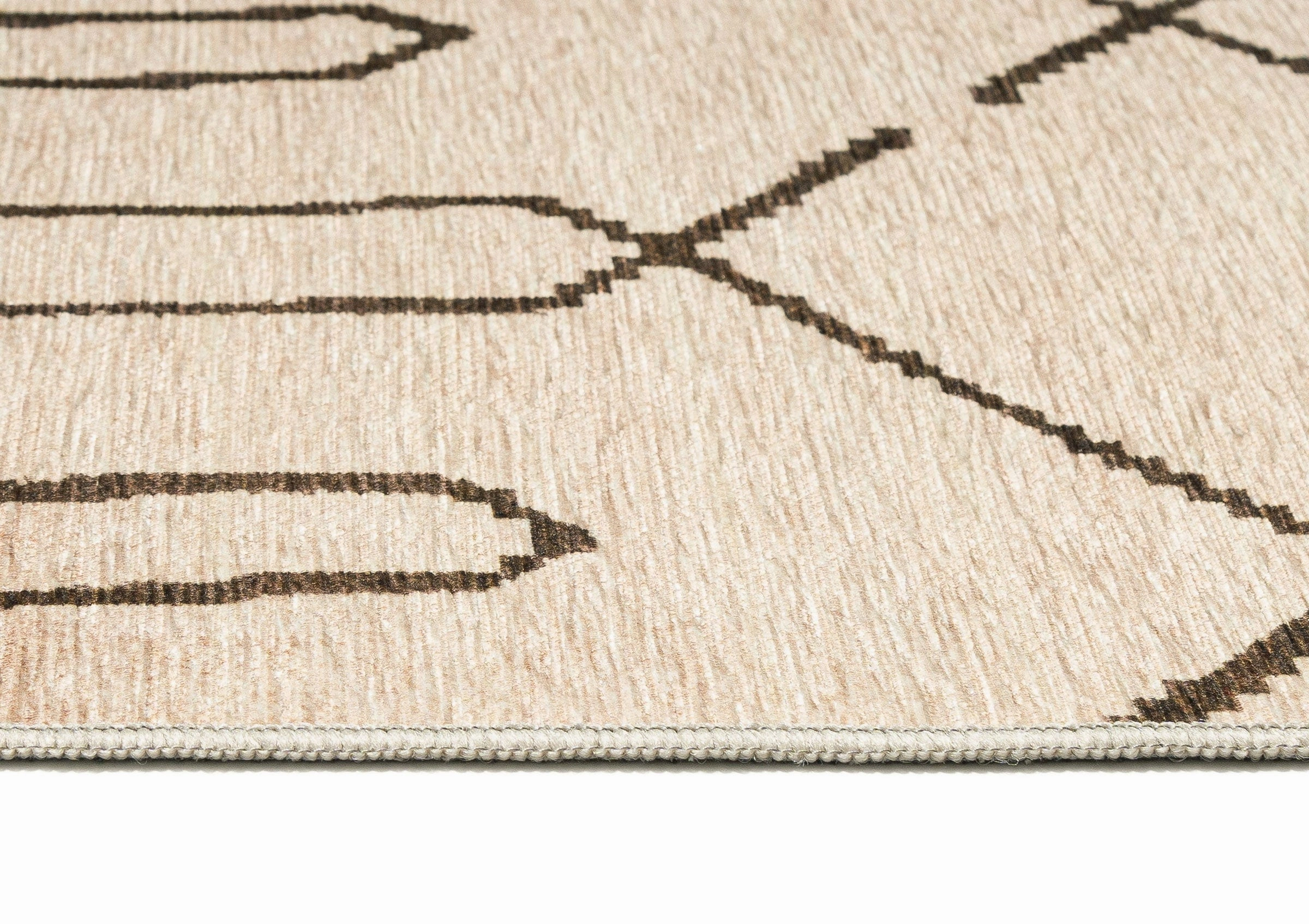 Fralyn Brown Beige Indoor Outdoor Washable Rug *NO RETURNS UNLESS FAULTY