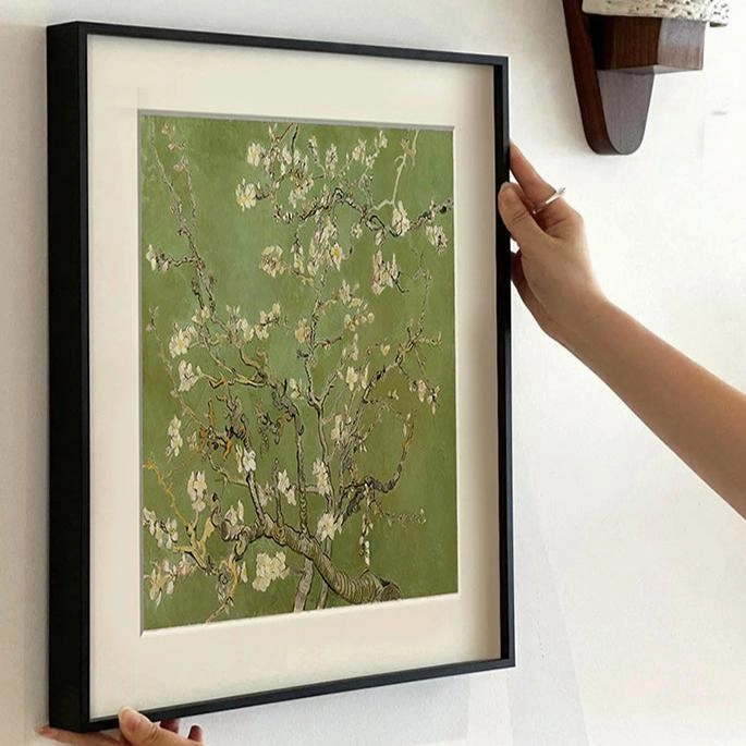 Framed Almond Blossoms by Van Gogh Wall Art