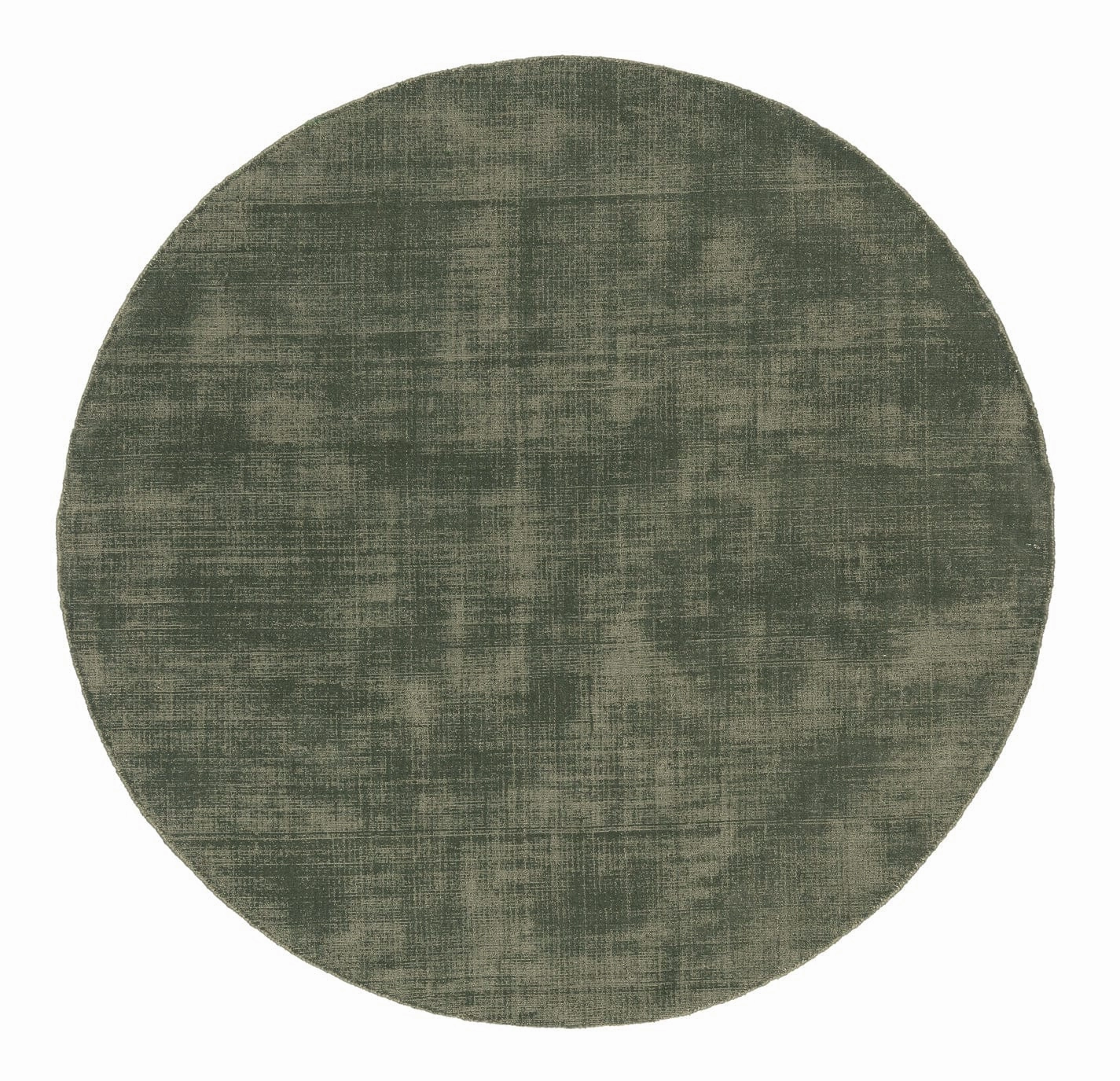 Franz Green Handwoven PET Round Rugmodern color block patchwork rug