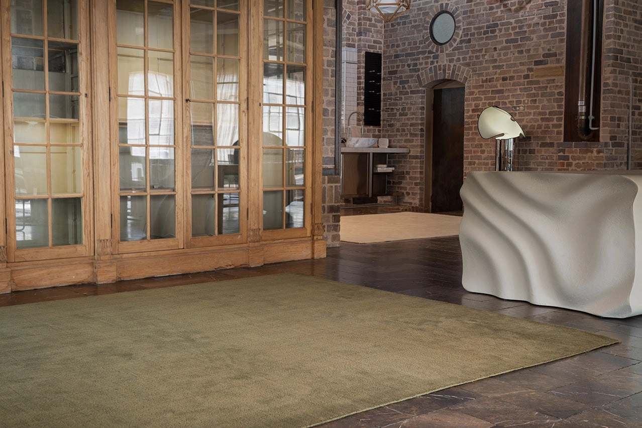 Franz Green Handwoven PET Rug