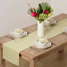 French Perle Pistachio Runnermodern kitchen decor ,kitchen dinner set ,dinnerware 