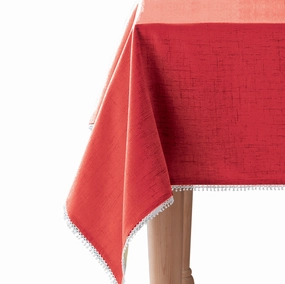 French Perle Red 60X84 Tableclothhome decor ,wall decor 