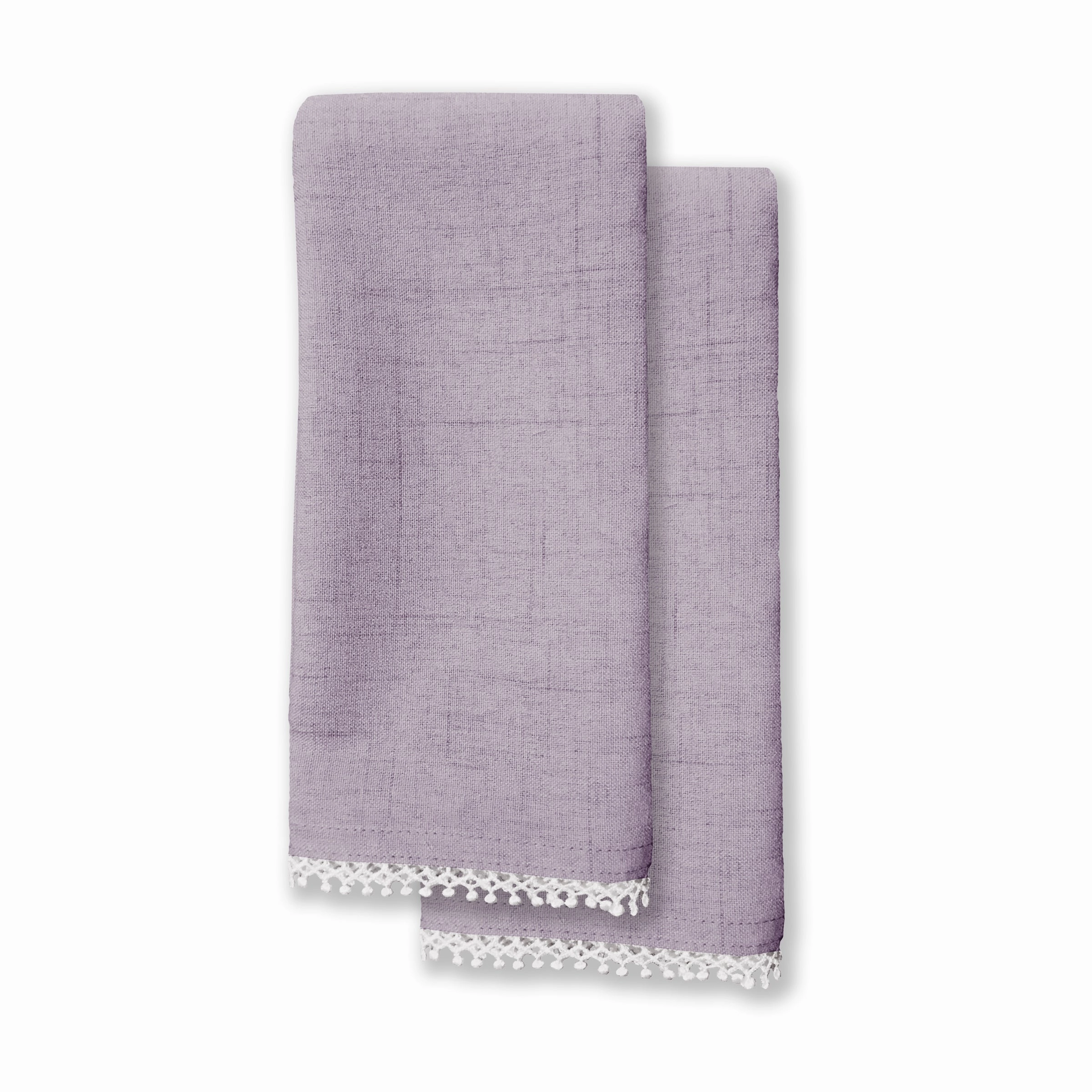 French Perle Violet Dinner Napkins - Set Of 2modern kitchen decor ,kitchen dinner set ,dinnerware 