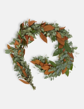 Fresh Handmade Magnolia and Seeded Eucalyptus Garlandhome decor ,wall decor 