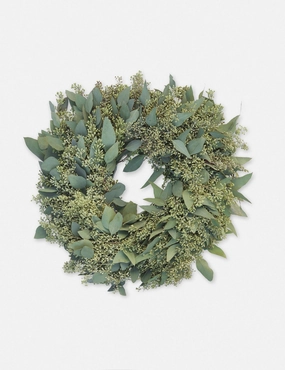 Fresh Handmade Seeded Eucalyptus Wreathhome decor ,wall decor 