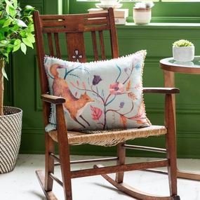 Frieda Fox Printed Feather Cushion Robins Eggbedding sets ,throw blankets 