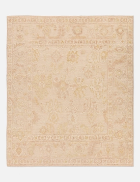 Friedman Hand-Knotted Wool Rugmodern color block patchwork rug